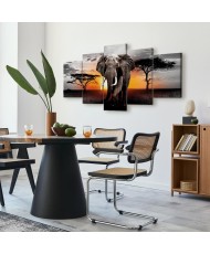 Paveikslas Dramblio saulėlydis