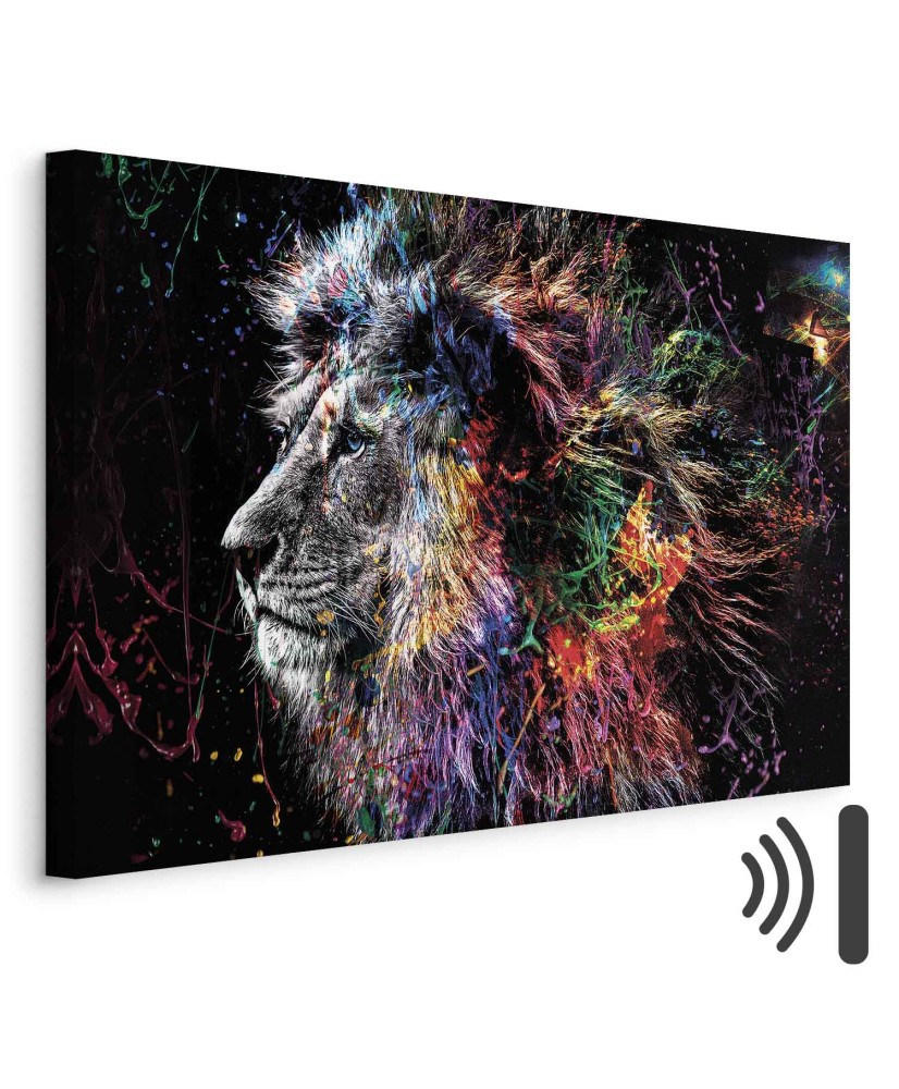 Paveikslas Pašėlęs liūtas