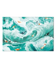 Paveikslas Žuvys ir bangos