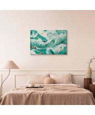 Paveikslas Žuvys ir bangos