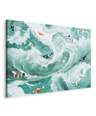Paveikslas Žuvys ir bangos