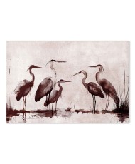 Paveikslas Gervės tušu