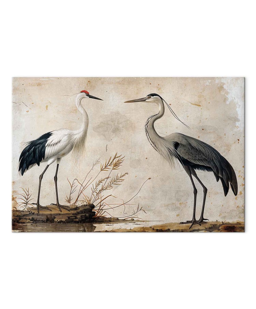 Paveikslas Gervė ir garnys