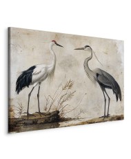 Paveikslas Gervė ir garnys