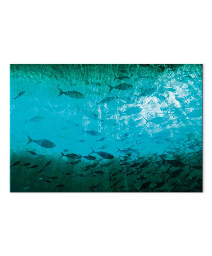 Paveikslas Tamsių žuvų būrys