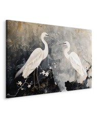 Paveikslas Gervės ir vyšnių žiedai