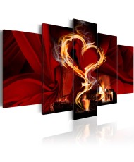 Paveikslas  Flames of love heart