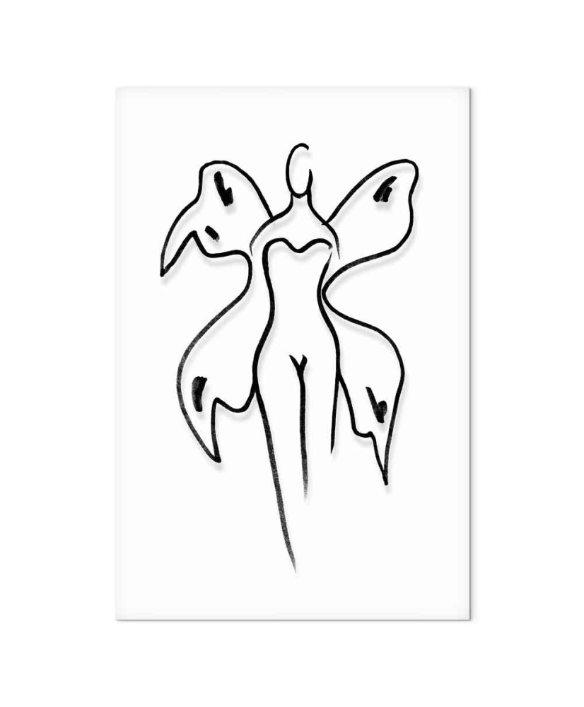 Paveikslas Drugelių moteris