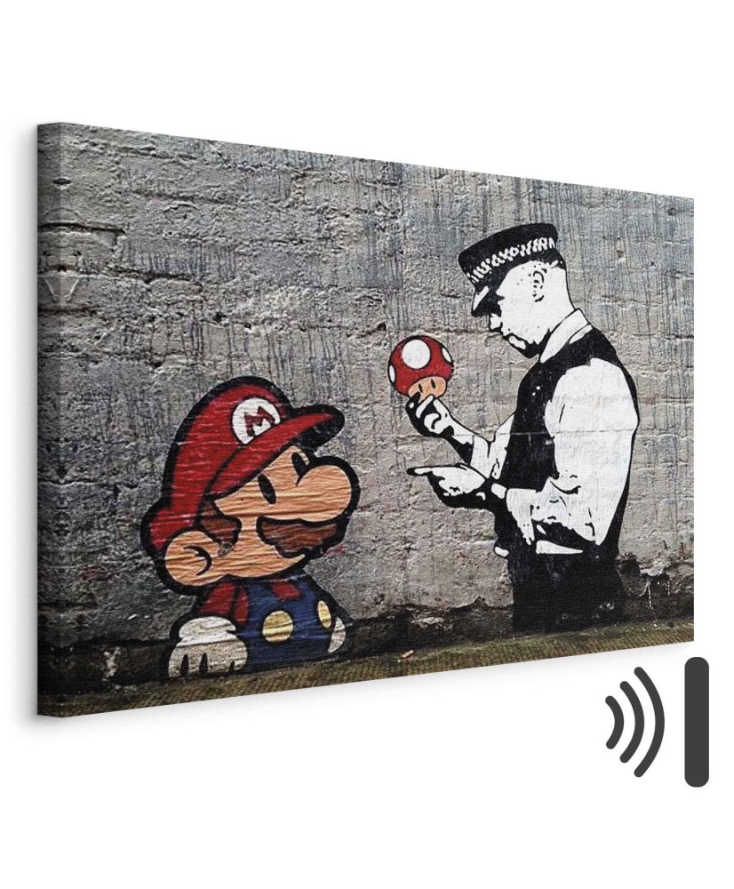 Paveikslas Mario ir policininkas (Banksy)