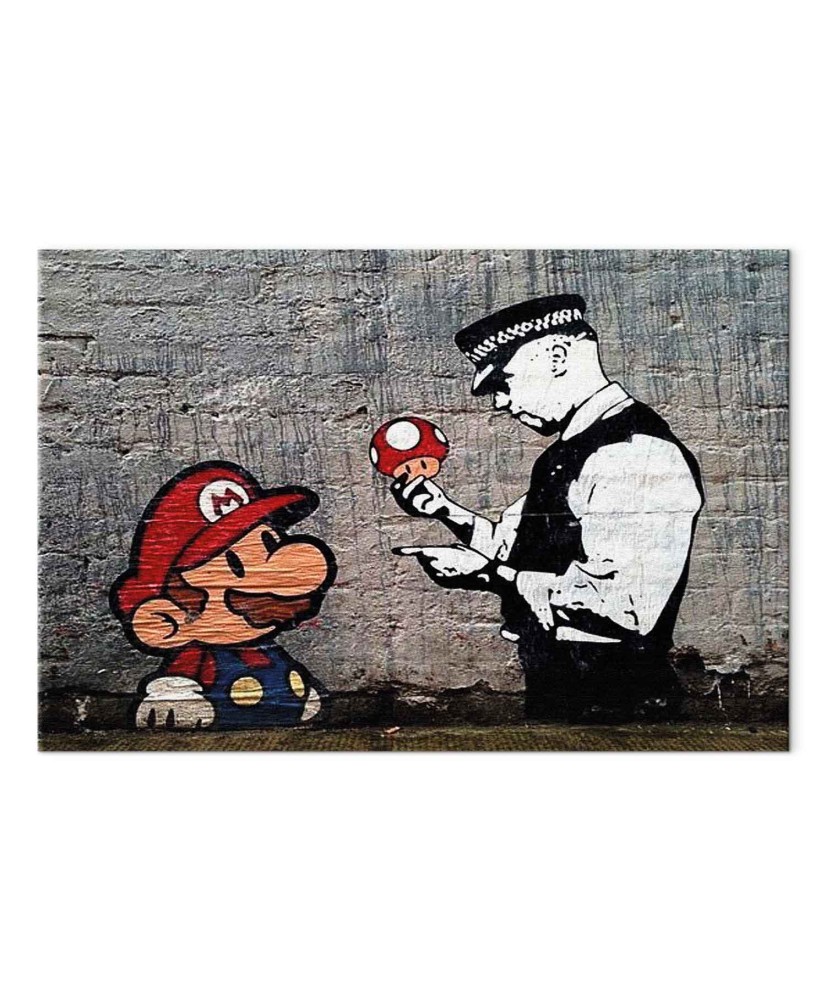 Paveikslas Mario ir policininkas (Banksy)