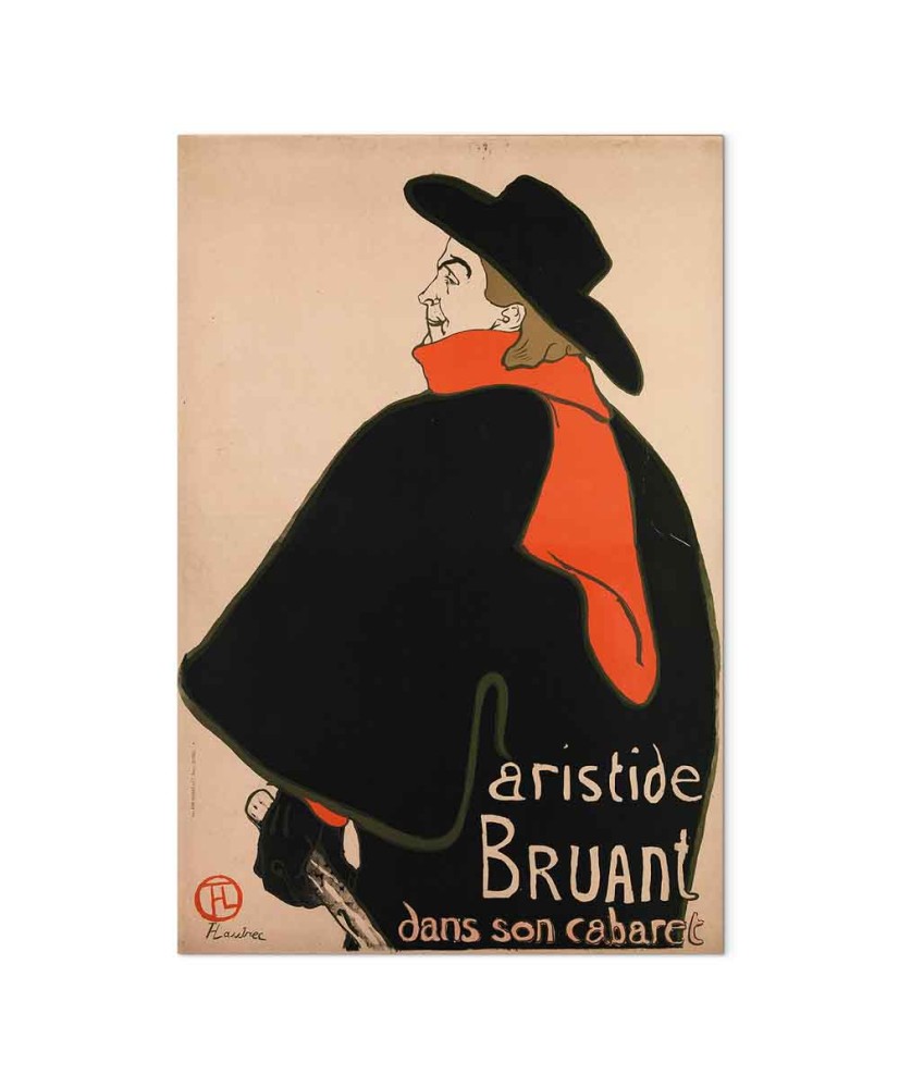 Paveikslas Aristide Bruant savo kabarete