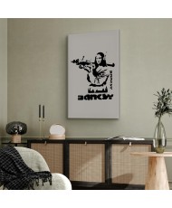 Paveikslas Kontrasto dvikova: Banksy ir Mona Liza