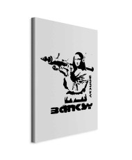 Paveikslas Kontrasto dvikova: Banksy ir Mona Liza