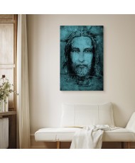 Paveikslas Turino drobulė – turkio spalvos interpretacija