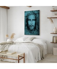 Paveikslas Turino drobulė – turkio spalvos interpretacija