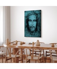 Paveikslas Turino drobulė – turkio spalvos interpretacija