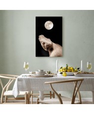 Paveikslas Mėnulis ir statula