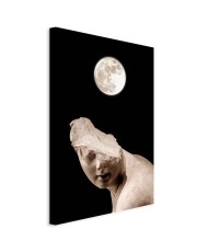 Paveikslas Mėnulis ir statula