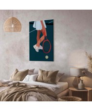 Paveikslas Tenisininkė su raudona rakete