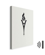 Paveikslas Fakelas – apversto Eifelio bokšto forma