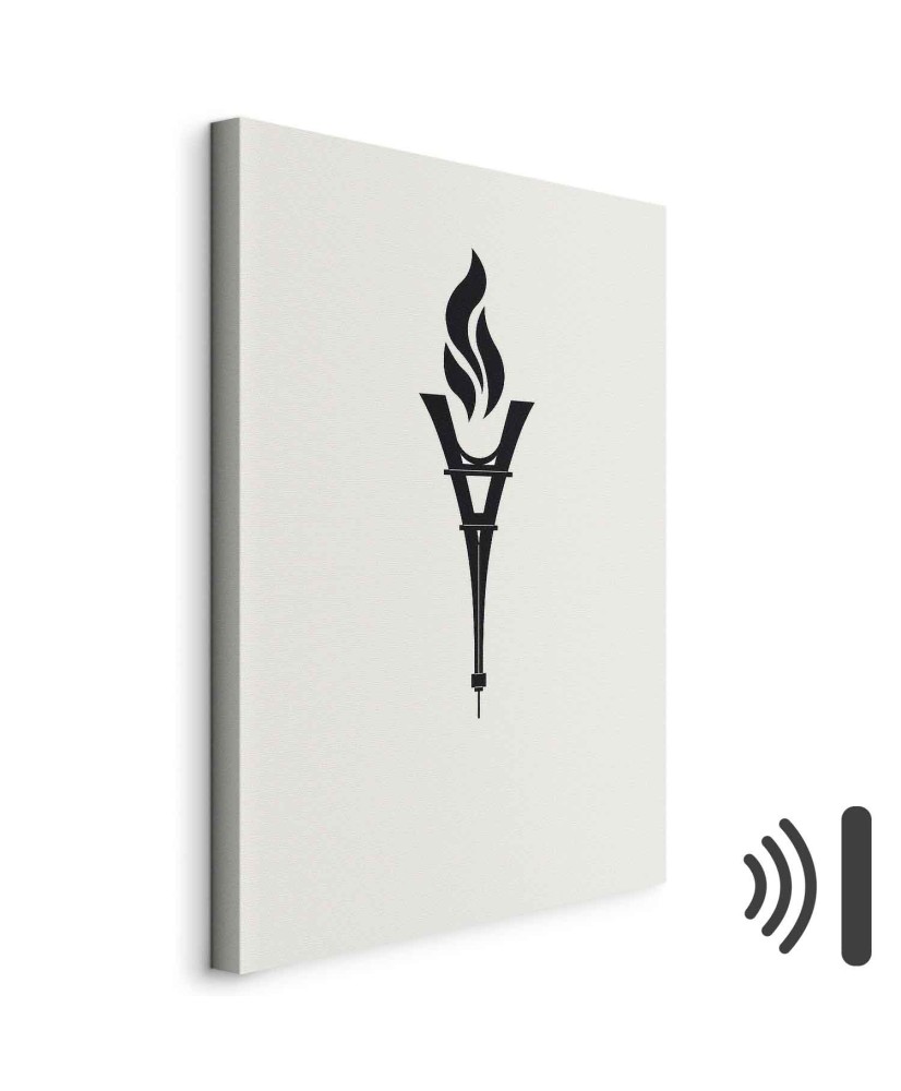 Paveikslas Fakelas – apversto Eifelio bokšto forma