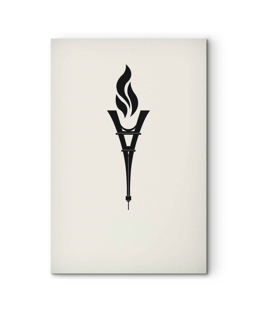 Paveikslas Fakelas – apversto Eifelio bokšto forma