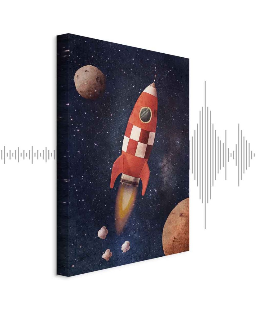 Paveikslas Į nežinomybę su raketa