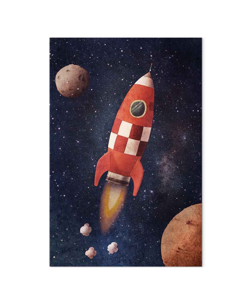 Paveikslas Į nežinomybę su raketa