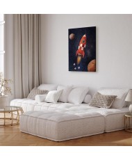 Paveikslas Į nežinomybę su raketa