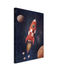 Paveikslas Į nežinomybę su raketa