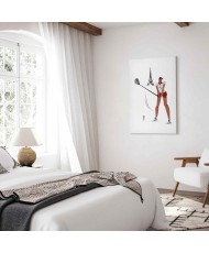 Paveikslas Golfo žaidėja Eifelio bokšto fone