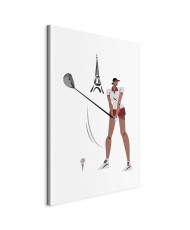 Paveikslas Golfo žaidėja Eifelio bokšto fone