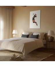 Paveikslas Tinklinio žaidėjas baltame fone