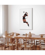 Paveikslas Tinklinio žaidėjas baltame fone