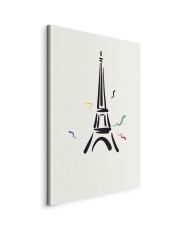Paveikslas Juodas Eifelio bokštas kreminiame fone