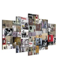 Paveikslas Banksy koliažo menas IV