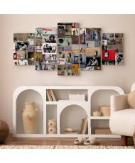 Paveikslas Banksy koliažo menas IV