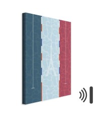 Paveikslas Baseinas Prancūzijos vėliavos fone