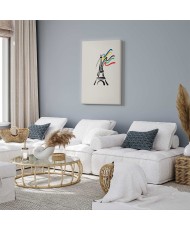 Paveikslas Eifelio bokštas su spalvingomis juostomis