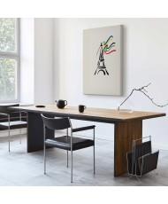 Paveikslas Eifelio bokštas su spalvingomis juostomis