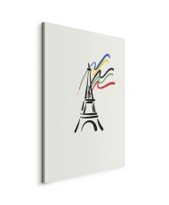 Paveikslas Eifelio bokštas su spalvingomis juostomis