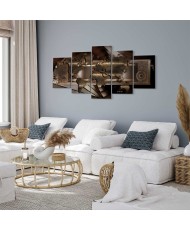 Paveikslas Kaštoninis pasaulio žemėlapis