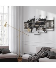 Paveikslas Metalinis pasaulio žemėlapis II