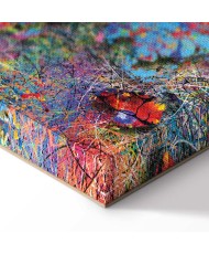 Paveikslas Pasaulio žemėlapis Jackson Pollock stiliumi