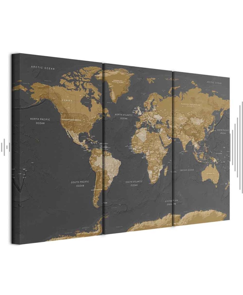 Paveikslas Modernios estetikos pasaulio žemėlapis