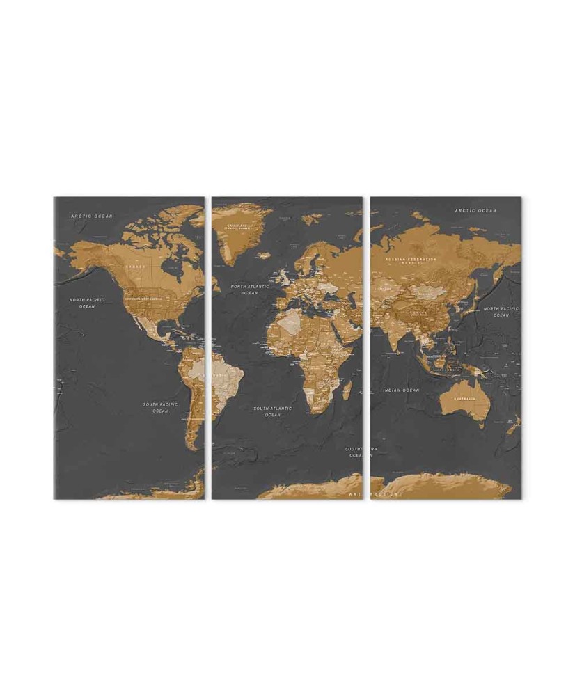 Paveikslas Modernios estetikos pasaulio žemėlapis