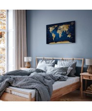 Paveikslas Tamsiai mėlynas pasaulio žemėlapis