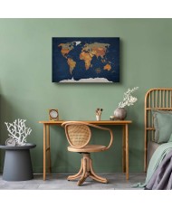 Paveikslas Rašalo vandenynų pasaulio žemėlapis