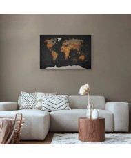 Paveikslas Paslaptingos žemės pasaulio žemėlapis