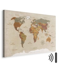 Paveikslas Smėlio šiko pasaulio žemėlapis